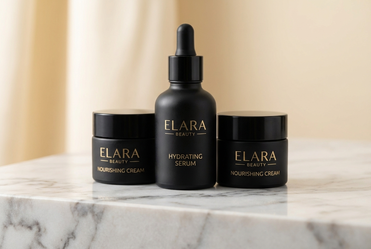 Premium cosmetics packaging lineup